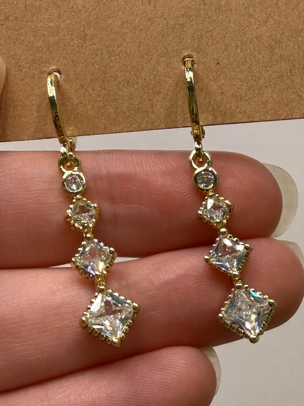 18k GP Dangle Earrings